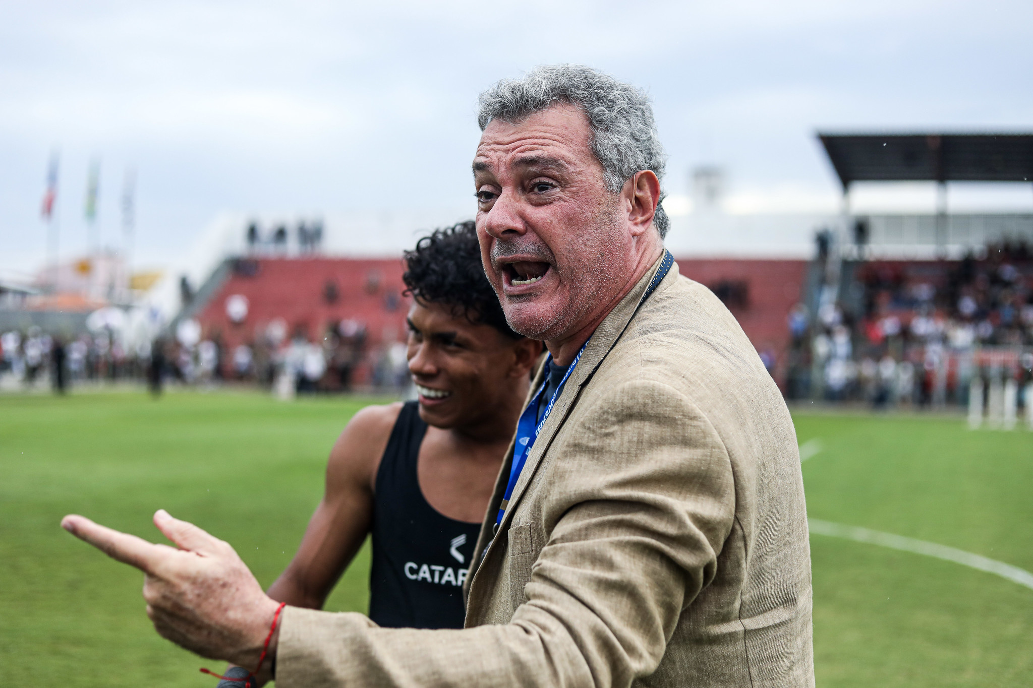 Registro de uma conquista das categorias de base do Santos